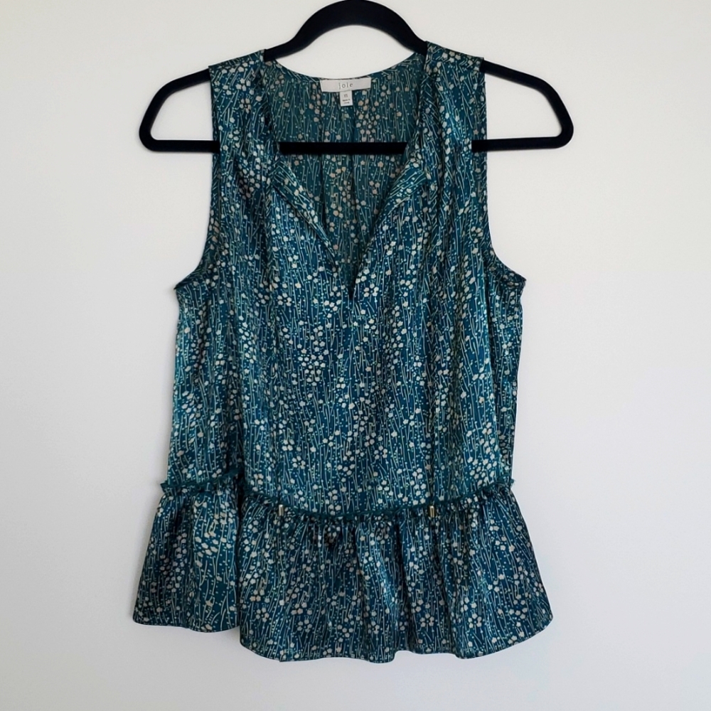 Join XS turquoise sleeveless top
